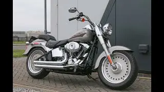2007 Harley-Davidson FLSTF Fat Boy in Pewter Pearl