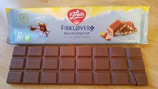 Freia Firkl&oslash;ver Norwegian Milk Chocolate With Chopped And Roasted Hazelnuts