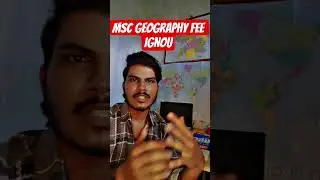 msc geography course fee ignou #ignou #exam #ignouexam #shortsfeed #shorts #humvidyarthi