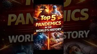 Top 5 Deadliest Pandemics in History 😱 | 1st One Will Surprise You #topfactstelugu #pleasesubscribe