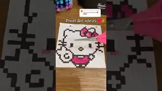 💗Pixel Art ideas✌️#hellokitty #pixelartideas #art #artstyle #pixelart