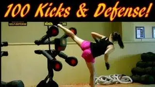 100 Kicks by Sexy Girl!
