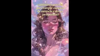 SUBLIMINAR PARA ROMPER LAS CADENAS DE CARENCIA Y ATRAER LA ABUNDANCIA #fyp #subliminal #hipnoterapia