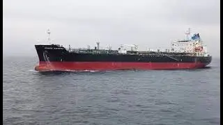 Tanker vessel after STS Operation 