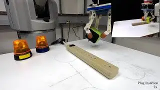 Cup Stacking and Plug Insertion via Robot Manipulation