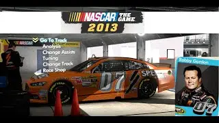 SMOOTH and CALM Robby Gordon is the CHAMP - He wins at Martinsville every time Nascar The Game 2013