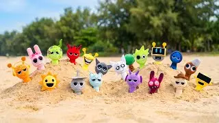 This Took HOURS… Collecting All Sprunki in the Sand!