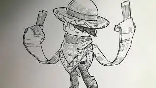 How to draw QuickDraw skin Edgar | QuickDraw skin Edgar drawing | new skin Edgar drawing