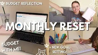 SEPTEMBER MONTHLY RESET | budget with me + goal setting 💰✔️