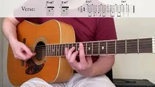 Barre Chord Guitar Lesson &ndash; Back on 74 by Jungle (With Tabs and Chords)