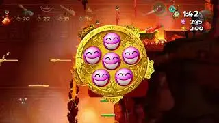 Rayman Origins (4 Players) #68 Luscious Lakes Time Trials
