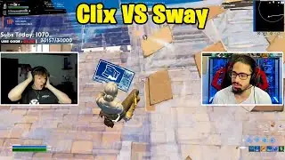 Clix VS Sway 2v2 TOXIC Fights w/ Bugha & Zenn!