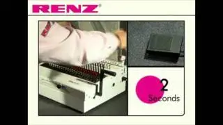Renz Combi Comfort Electric Comb Binding Machine Demo Video