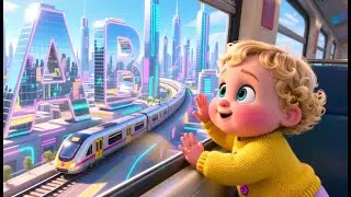 ABC Train Ride Adventure 🚂 | Learn Alphabet A&ndash;Z | Fun Kids Song