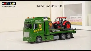 1:12 Scale Farm Transporter with tractor-JINJIATOYS