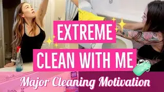 EXTREME CLEAN WITH ME 2019 | ULTIMATE CLEANING MOTIVATION | BATHROOM DEEP CLEANING