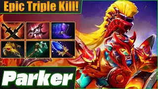 Parker Huskar Carry 💪 Incredible Triple Kill! Dota 2 DotaPulse Highlight Gameplay