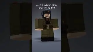 Roblox WW2 SOVİET UNİON TANK COMMANDER AVATAR #roblox #sovietunion #ww2 #tankcommander