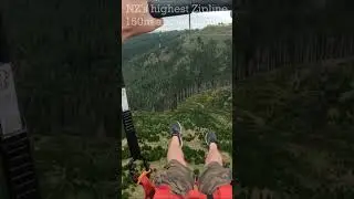 Ziplining NZ's highest at Christchurch Adventure Park #zipline
