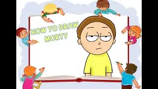 HOW TO DRAW MORTY | RICK AND MORTY CARTOON TV SHOW | EASY DRAWING TUTORIAL #shorts