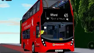 (LLK🕊️) PRV. Stagecoach London Route 425. Mile End-Ilford, Hainault Street