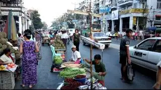 Street Market at Chinatown Yangon