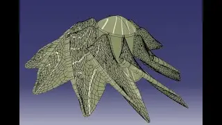 Surface Creation from Point Cloud and Flood Command (Catia V5)