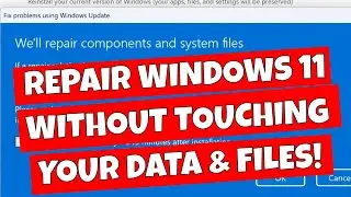 Как переустановить Windows 11 без USB-накопителя и без потери каких-либо программ, настроек или д...