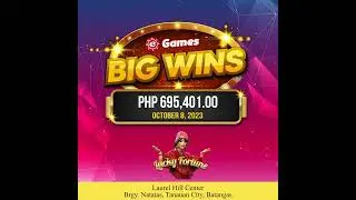 💥 CONGRATULATIONS 🎉 eGames BIG WINS ‼ Php 695,401.00  Won ‼
