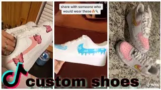 CUSTOM SHOES | tiktok compilation (mostly NIKE Air Force)