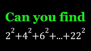 I Derived The Formula For Sums of Squares