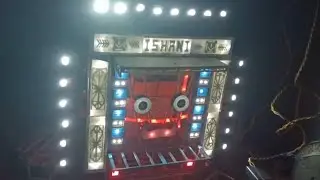 Fully hand made my mini DJ.... How it is...???hand made cabinet Sound & sharpy light testing 😃