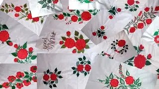 Beautiful Takiya (pillow covers) design | Takiya ka phool | embroidery by machine | amazing |sewing