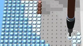 Satisfying and relaxing ASMR Mobile Games - Diamond Painting ASMR Coloring