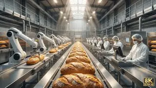 Inside the Bread Factory: From Harvested Wheat to Oven-Fresh Packaged Loaves (Complete Process)