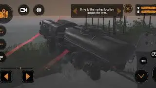 Mudrunner Mobile Gameplay Part 7 |CROSS A RIVER | Mudrunner Mobile Gameplay #mudrunner #mud 