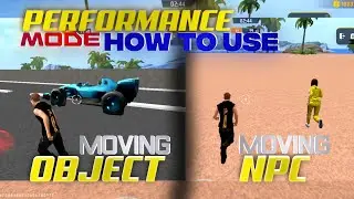 Free fire craftland performance mode how to use | performance mode use to move objects and move npc 