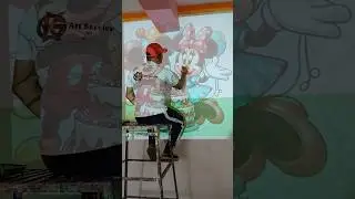Drawing with projector #painting #drawing #draw #art #school #shortsviral #shorts @gkartservice