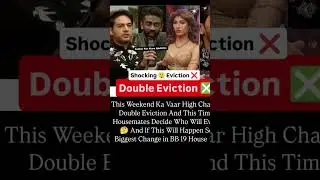 😱 &ldquo;Bigg Boss 19 SHOCKER! Double Eviction &mdash; Neha Chudasama & Baseer Ali are out!&rdquo;