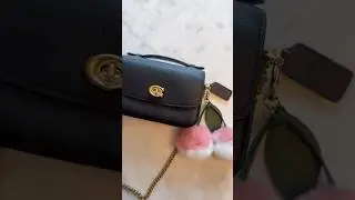 Unbox my  new Coach Cassie 17 bag with me!! 🥰🖤 #explore #unboxing #mini #bags #coach