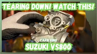 Не трогайте карбюратор Suzuki VS800 Intruder, пока не посмотрите это видео! | Carb King