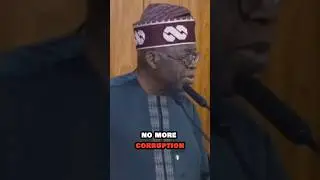 &ldquo;NO MORE CORRUPTION IN NIGERIA&rdquo; - TINUBU