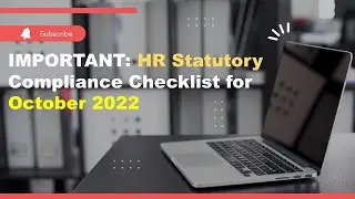 MUST-HAVE HR STATUTORY COMPLIANCE CHECKLIST FOR OCTOBER 2022 | @StatutorySolution