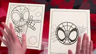 Spidey and his Amazing Friends Mess Free Coloring Pages!