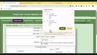PSTET 2026 ONLINE FORM Process With Correction and Site Bugs