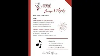 Chorus of Praise Concert, January 11, 2025