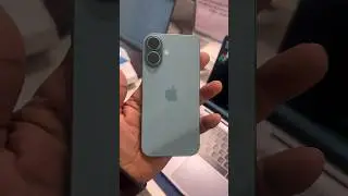 iPhone 16 Teal Colour UNBOXING 🔥😍#shorts #apple #unboxing #iphone #tech