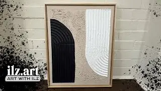 Creating Textured Art: Dual Currents by @artwithilz