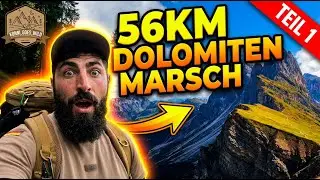 STONEMAN HIKE: 56 km Extremwanderung in den DOLOMITEN | Teil 1