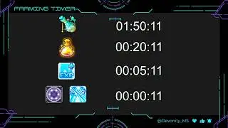 [Maplestory] 2 Hour Farming Timer / 15 Minute Coupons